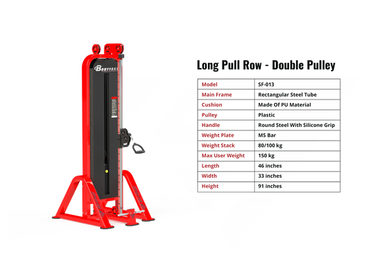 Long Pull Row - Double Pulley